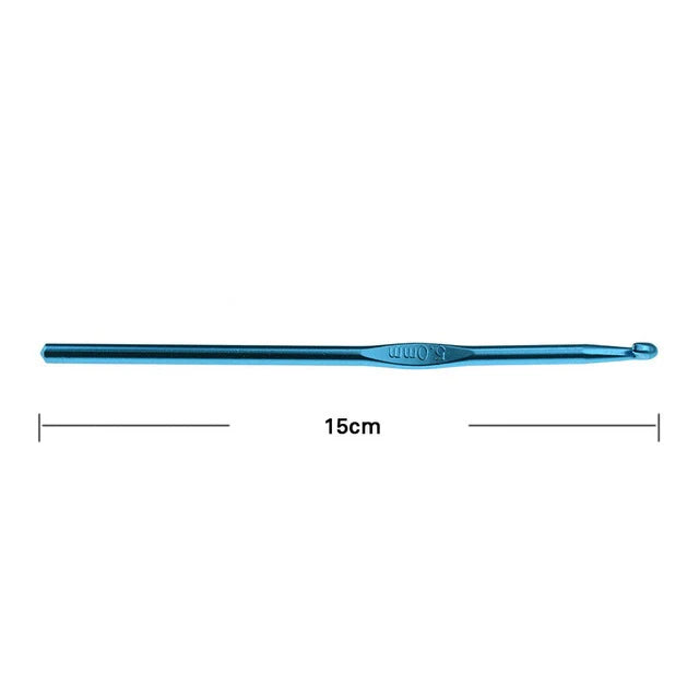 Aluminium crochet hook set 2mm to 8mm for knitting and crochet craft projects
