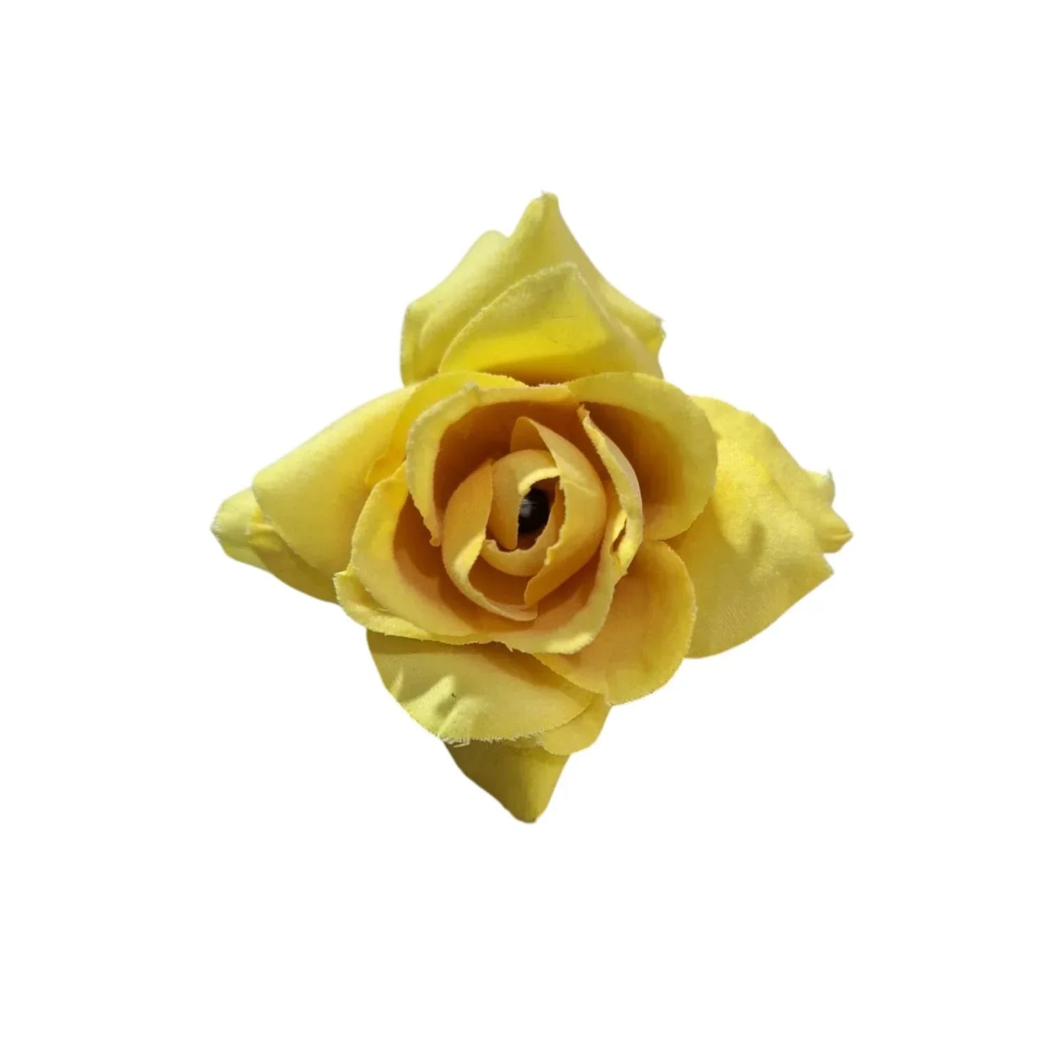Artificial velvet flower single piece soft premium fabric decorative flower for DIY crafts wedding décor and gift wrapping
