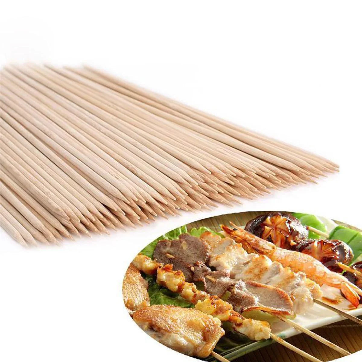 10 Inch BBQ Bamboo Sticks