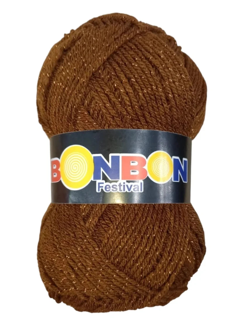 Bonbon Festival Tilla Wool Yarn – Sparkle Wool Yarn for Crochet & Knitting
