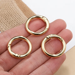 Spring O-Ring Openable Keychain Clasps 2 Pieces – Bag & Keychain Hardware