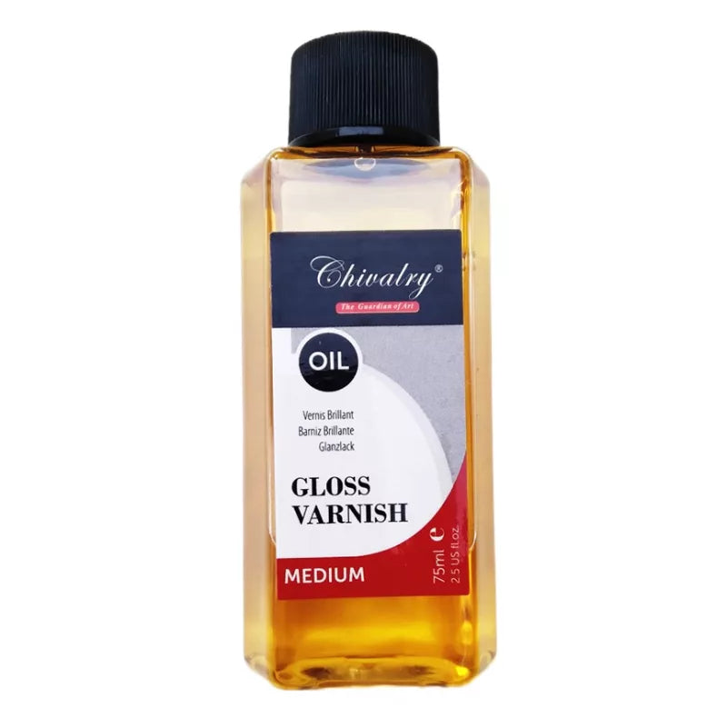 Chivalry gloss varnish medium 75ml for oil color paintings
