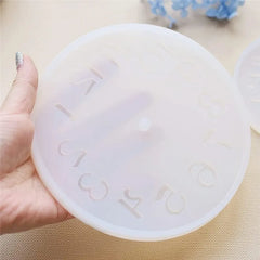 15 cm Clock Resin Molds Roman Numeric Silicone Casting Epoxy Resin Mold Handmade DIY Jewelry Crafts Making Tools
