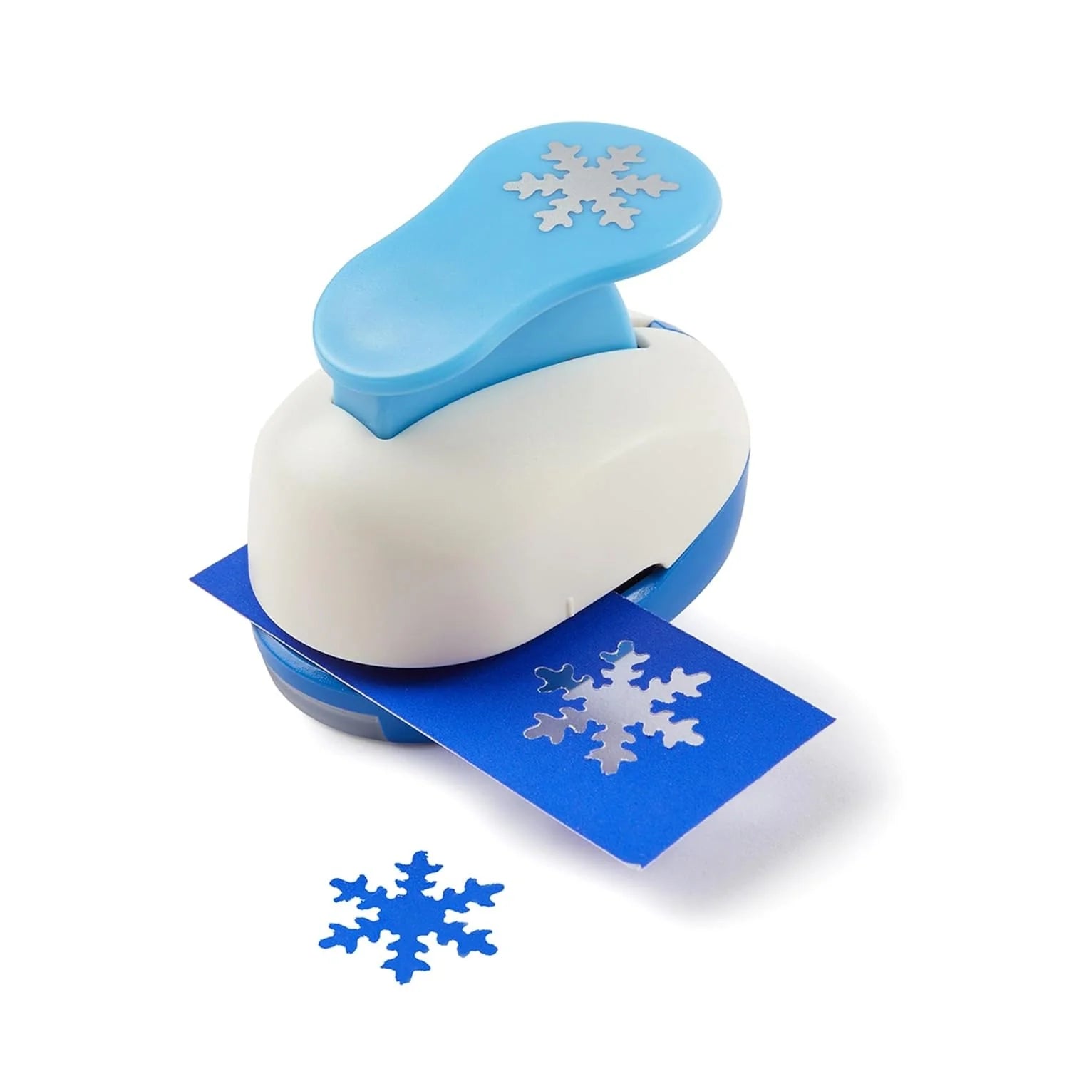 1 inch snowflake paper punch craft shape cutter for scrapbooking and DIY projects