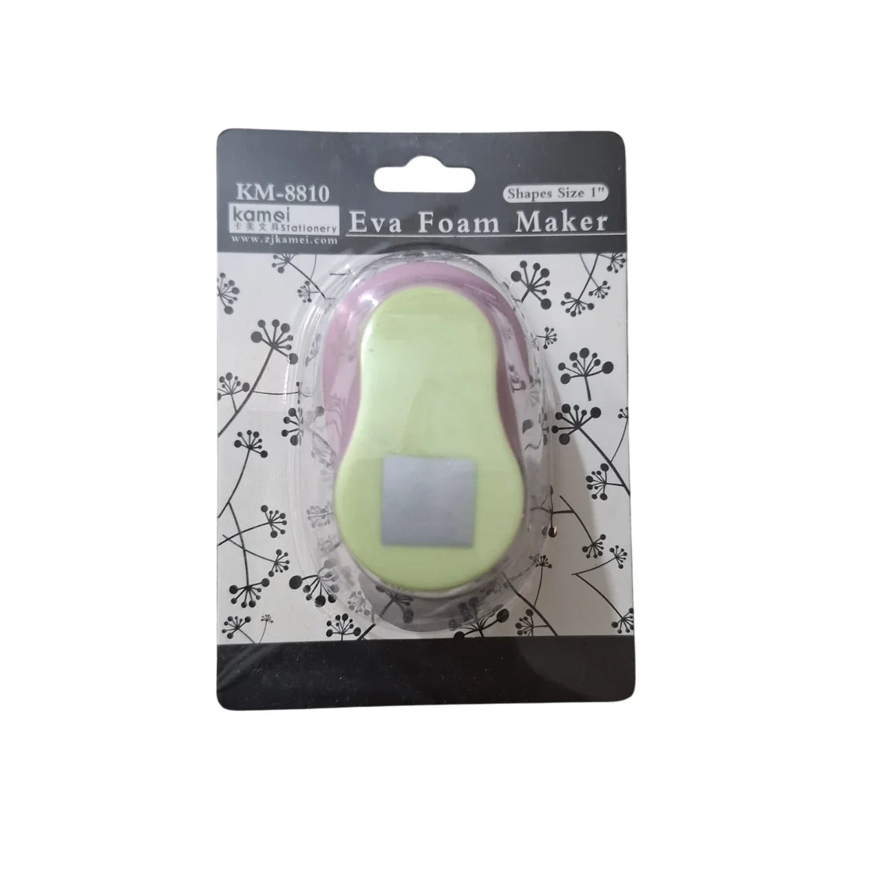 1 inch square paper punch craft shape cutter for scrapbooking and DIY projects