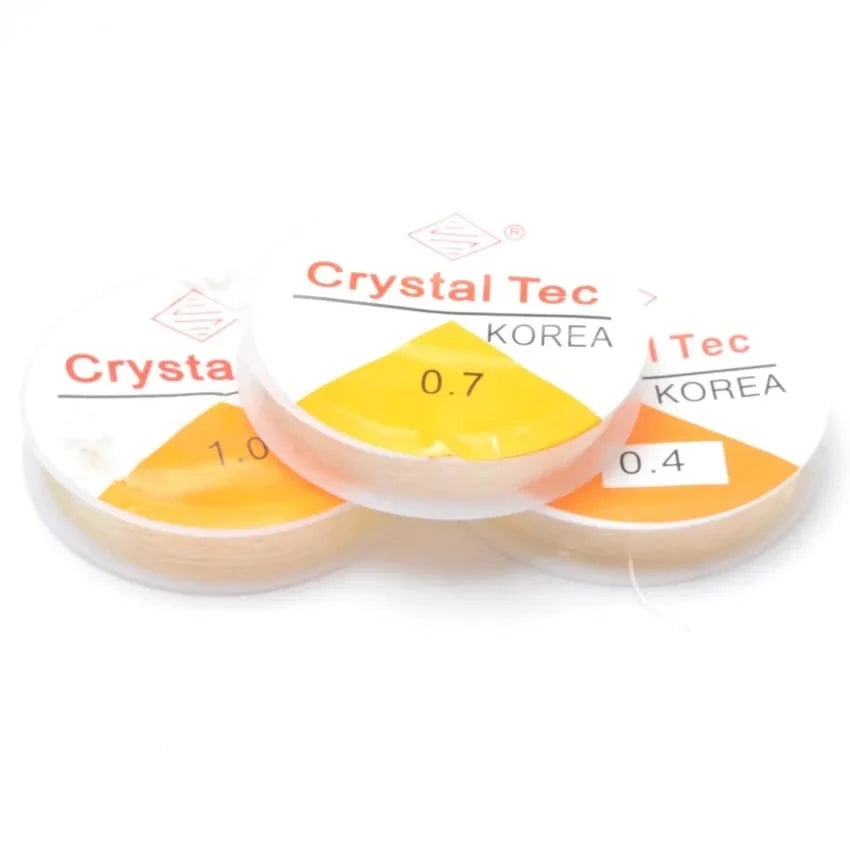Crystal Tec elastic stretch string cord thread 10 meter for jewelry making and beading crafts