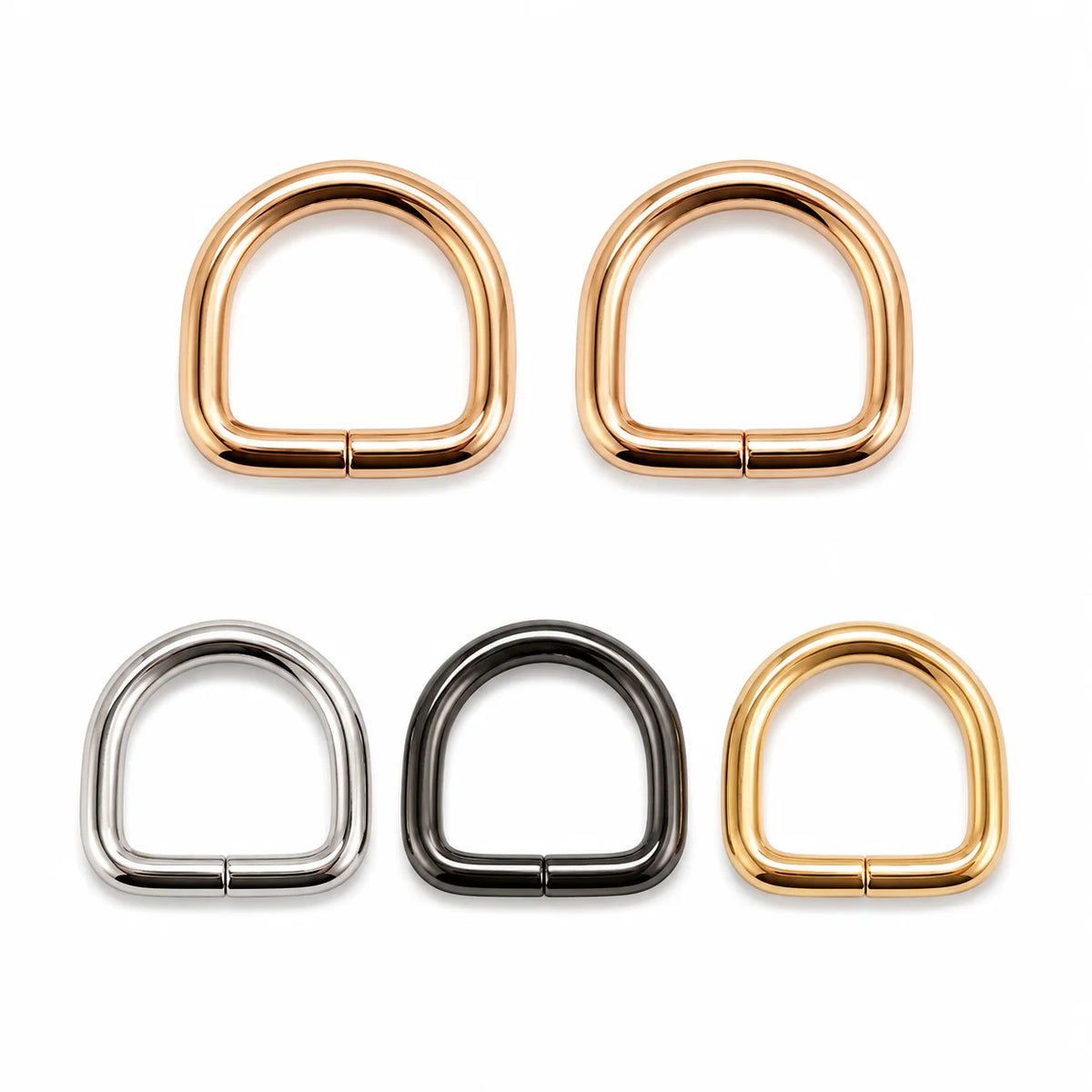 D-Shape Rings for Bags 2 Pieces – Bag Making Hardware