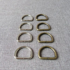 D-Shape Rings for Bags 2 Pieces – Bag Making Hardware