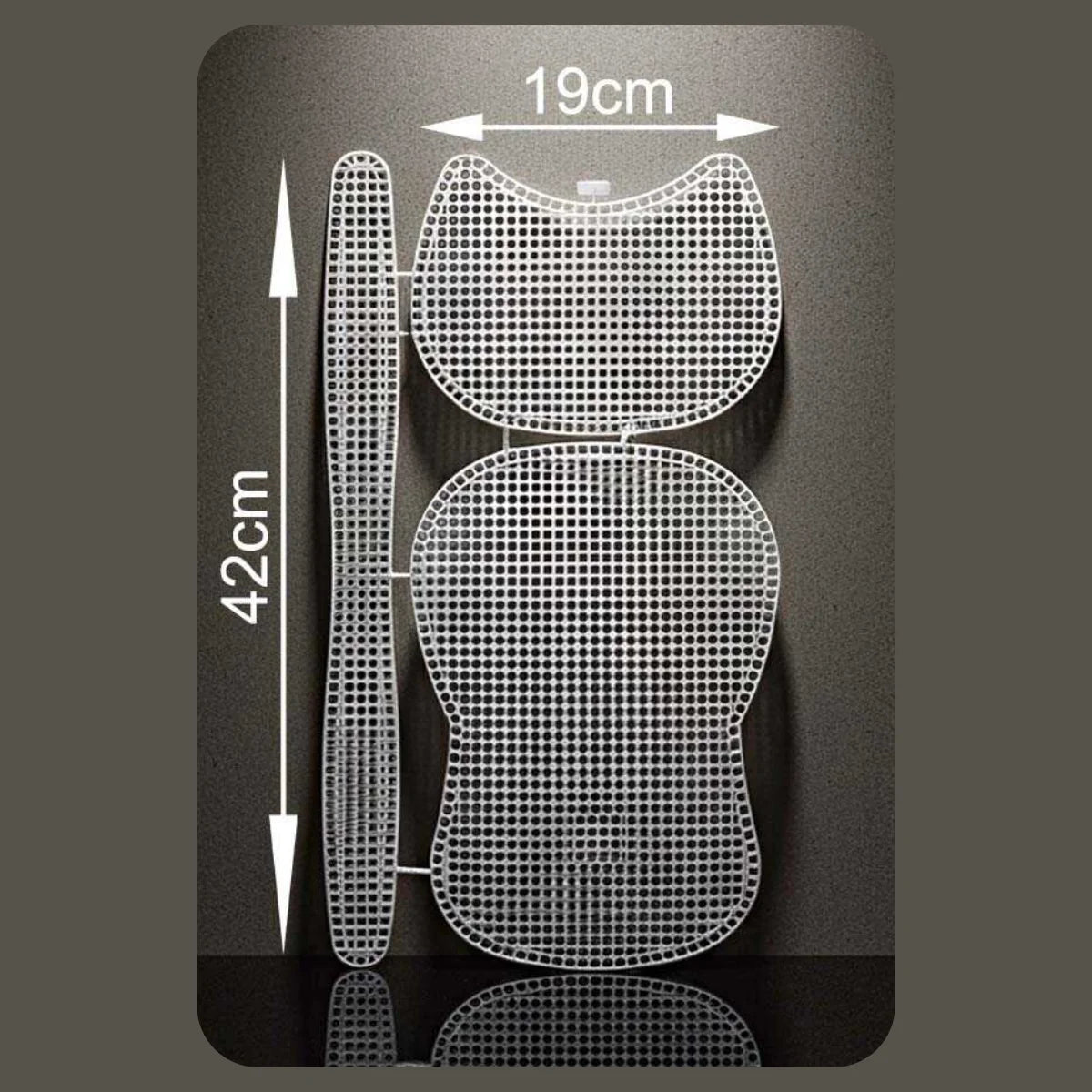 DIY Cat Plastic Canvas Mesh Sheet Bag Making Kit