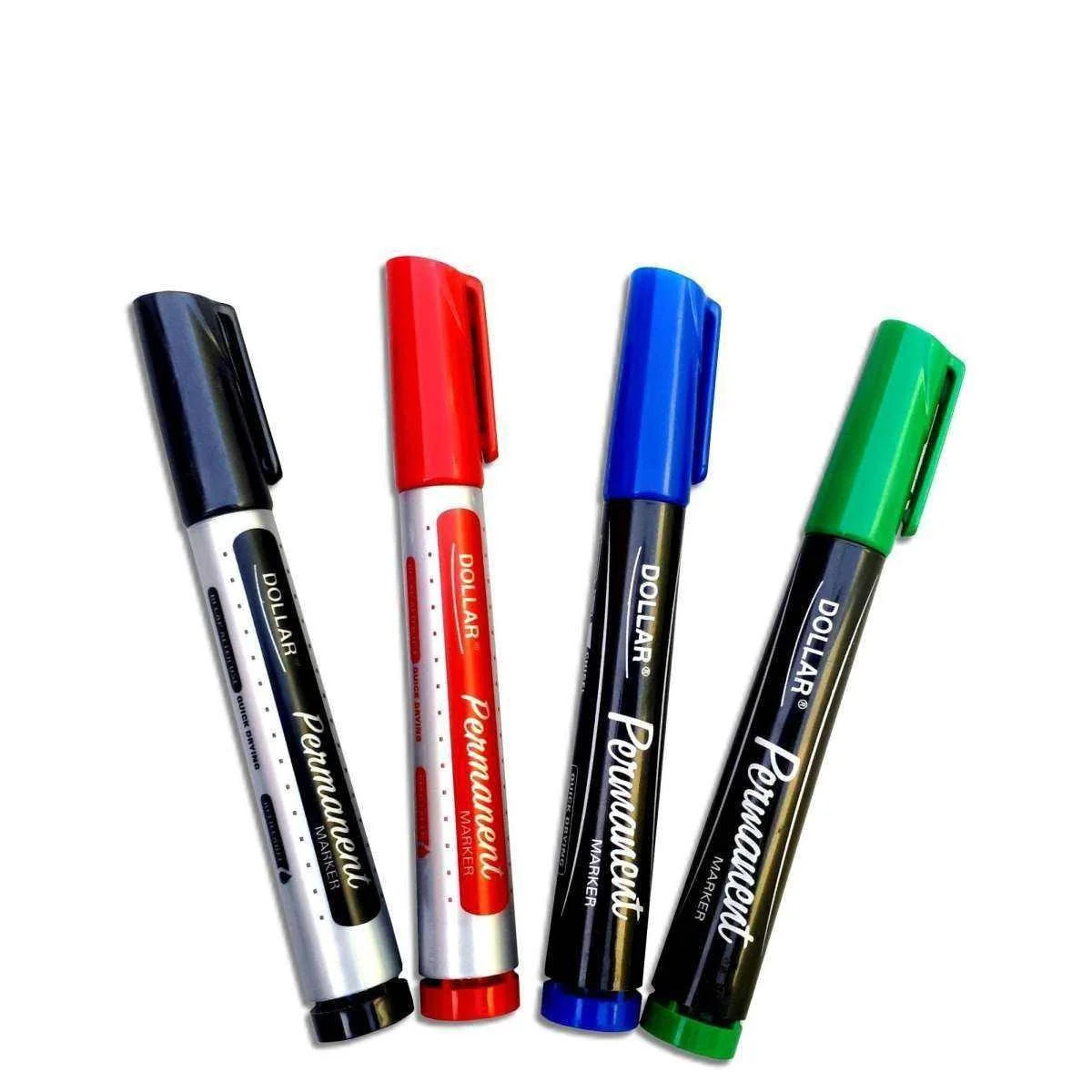 Dollar permanent marker multicolor set with assorted colors, suitable for writing, labeling, drawing, and everyday office or school use.