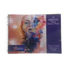 A4 320g Drawing & Sketch Book 20 sheets heavyweight art paper