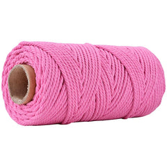 Macrame Cord 3mm – Cotton Cord for Macramé, Crochet & DIY Crafts