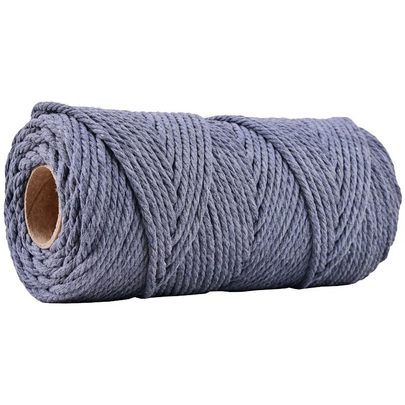 3mm Macrame Cord Cotton Cord for Macrame Wall Hangings and DIY Crafts