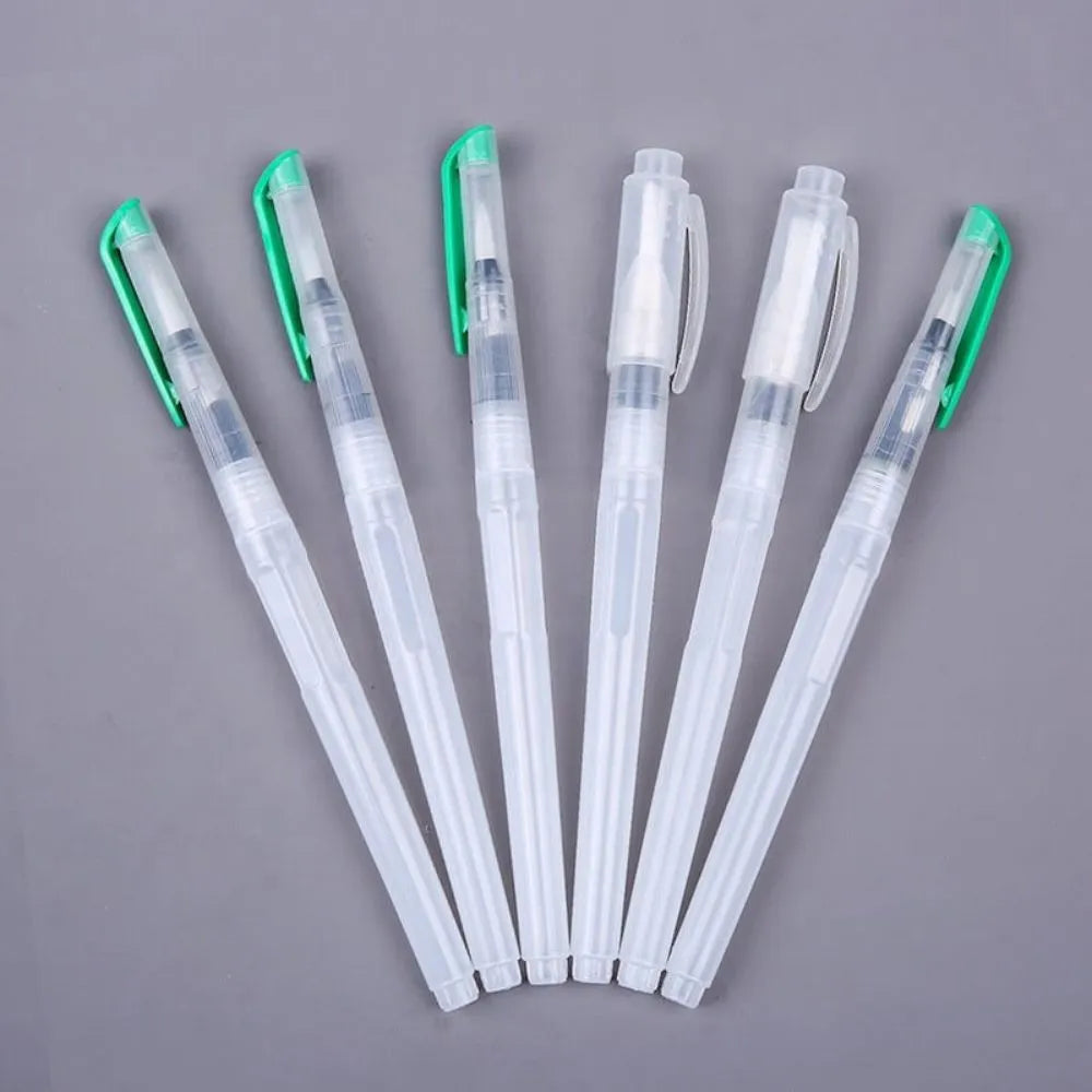 Watercolor brush pen refillable calligraphy drawing pen pack of 6 for painting and sketching