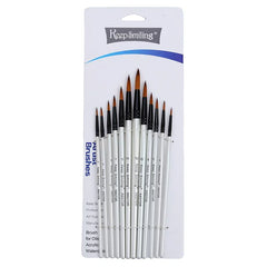 Keep Smiling A6075R Drawing Paint Brush Set 12pcs