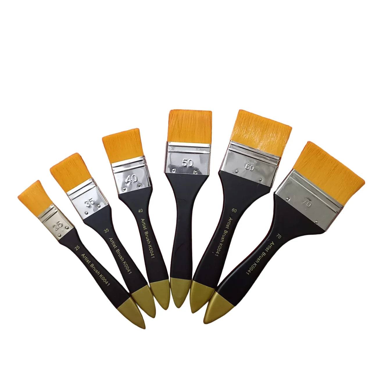 Keep Smiling flat wide paint brush gesso brush, 1 pc for acrylic and primer painting