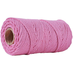 Macrame Cord 3mm – Cotton Cord for Macramé, Crochet & DIY Crafts