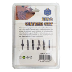 Keep Smiling Lino Cutter Set Includes 6 Cutter Head