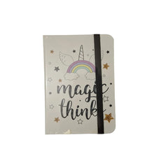 A7 Cute Unicorn-Themed Notebook Diary Set | Magical Design with Elastic Band | Perfect for Kids & Gifts