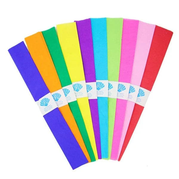 Crepe paper sheets for DIY flower making, wrapping, and craft decoration