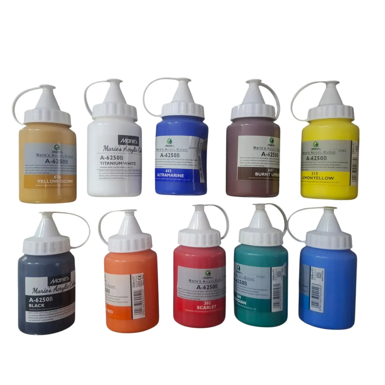 Marie’s 250ml acrylic paint color jar for artists and craft painting projects
