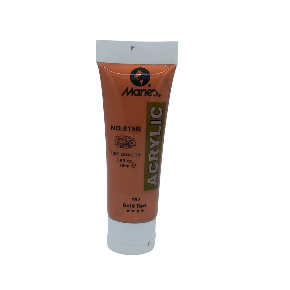 Marie's Acrylic Paint 75ml tube in shade 137 Gold Red