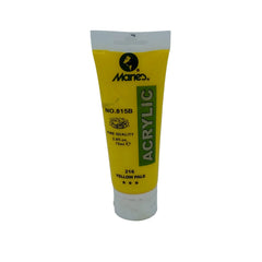 Marie's Acrylic Paint 75ml tube in shade 216 Yellow Pale