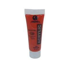 Marie's 75ml Vermilion acrylic paint tube for painting and art projects