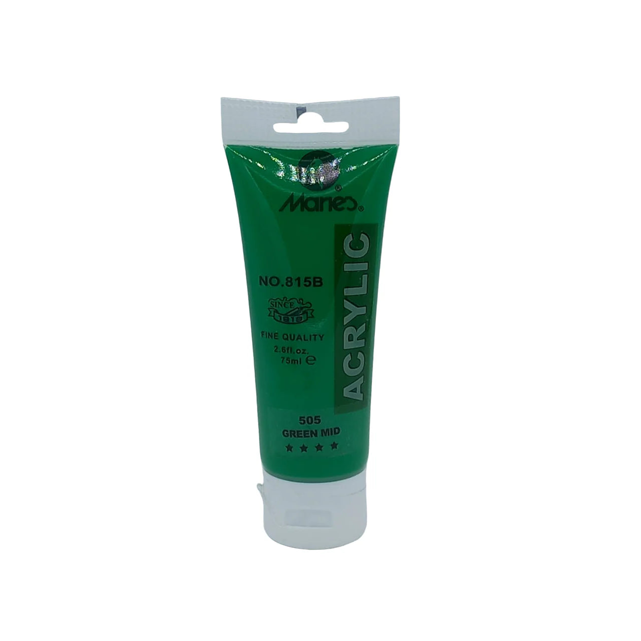 Marie’s Acrylic Paint 75ml tube in 505 Green Mid color for acrylic painting