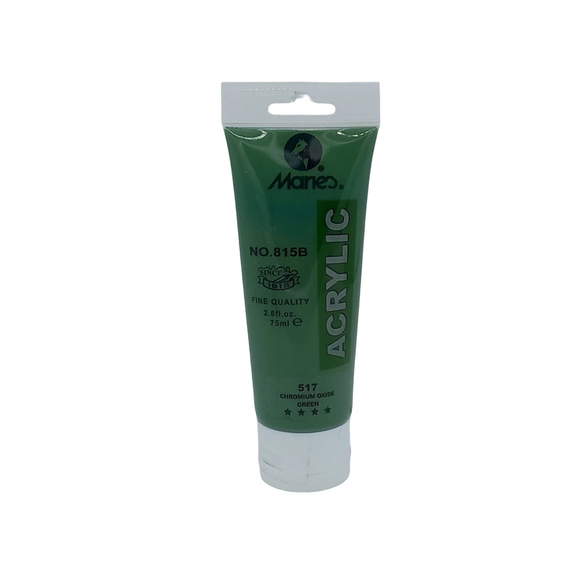 Marie's 75ml Chromium Oxide Green acrylic paint tube for painting and art projects