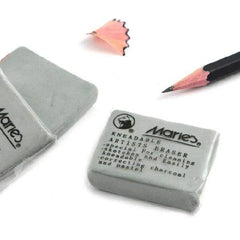  Soft, flexible kneadable eraser for charcoal and pencil drawing, ideal for artists, one piece.