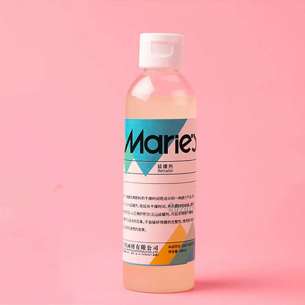 Marie's Acrylic Retarder 180ml for slow drying, blending, and glazing in acrylic painting
