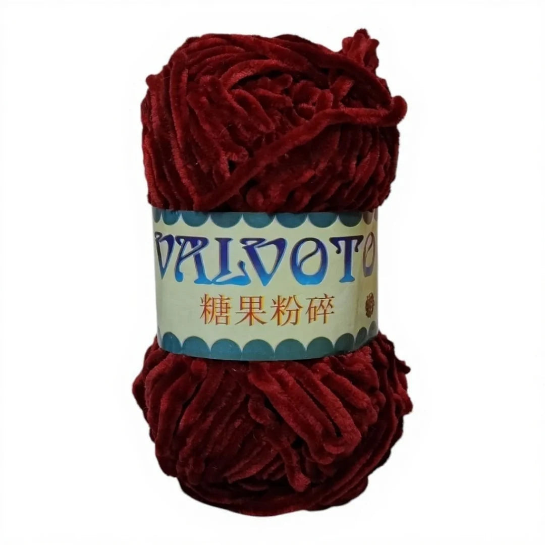 VALVOTO Velvet Yarn Ball Soft Yarn for Crochet and Knitting Projects
