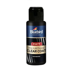Bluebird polyurethane clear coat varnish 100ml water based gloss and matt finish