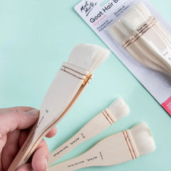 Mont Marte Goat Hair Brushes Signature Paint Brush 3pc