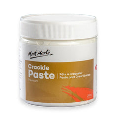 Mont Marte crackle paste premium 250ml for textured crackle effect in art and crafts