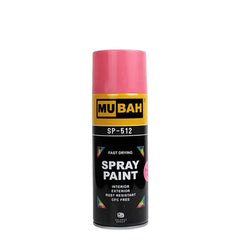 Mubah spray paint No.30 peach red 400ml for crafts wood metal and decoration