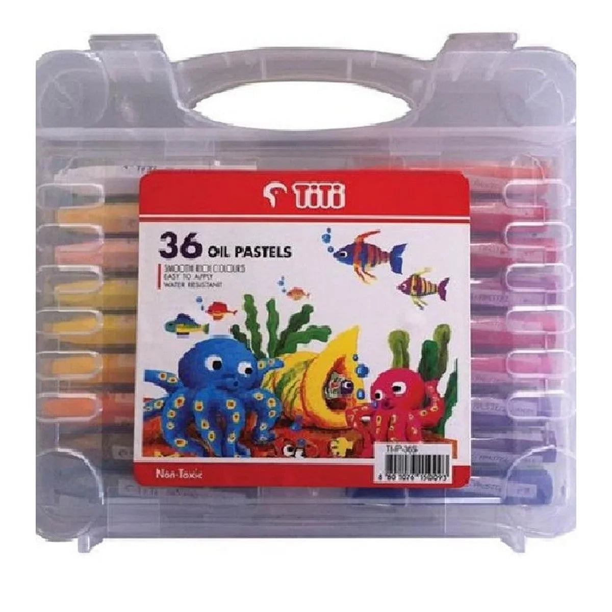 TITI oil pastels crayons colors pack of 36 for drawing, sketching, and creative art projects