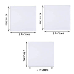 Pack Of 3 - Canvas Board 6 x 6 inches