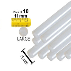 Pack of 10 Large Glue Sticks 11mm for Large Glue Gun China