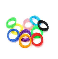 Pack of 10 multicolor 3D pen filament refills 1.75mm 5 meter wires for 3D printing pen