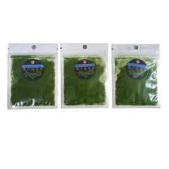 Artificial fine green grass pack of 3 for model making school projects and craft dioramas
