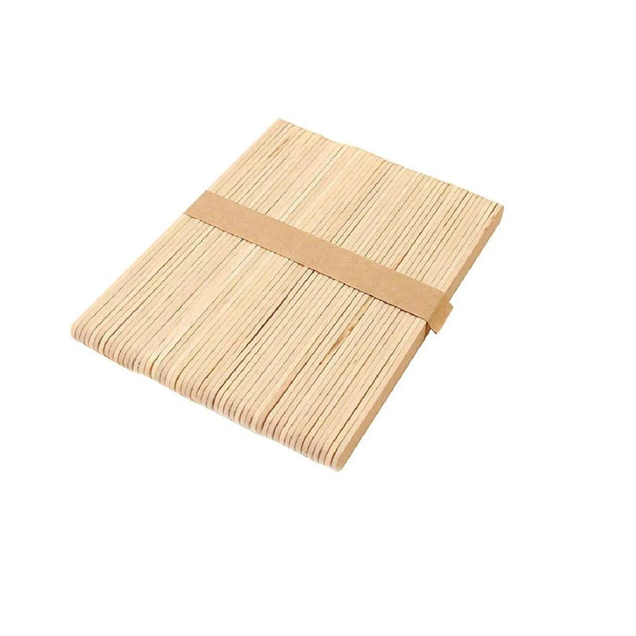 Pack of 50 Small Wooden Craft Sticks Ice Cream Sticks for Art and DIY Crafts