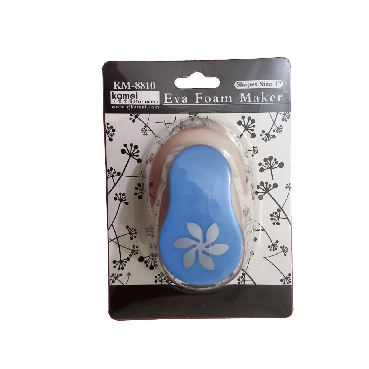 1 inch 6-leaf flower paper punch craft shape cutter for scrapbooking and DIY projects