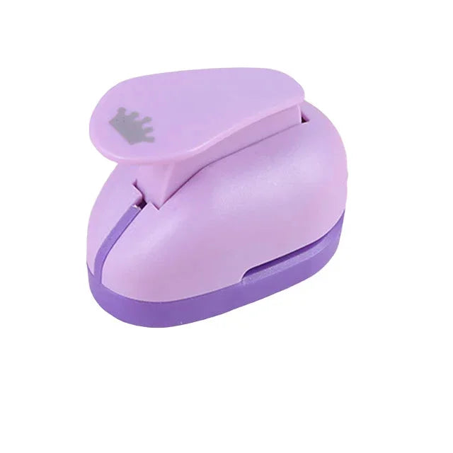 1 inch crown paper punch craft shape cutter for scrapbooking and DIY projects
