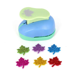1 inch maple leaf paper punch craft shape cutter for scrapbooking and DIY projects