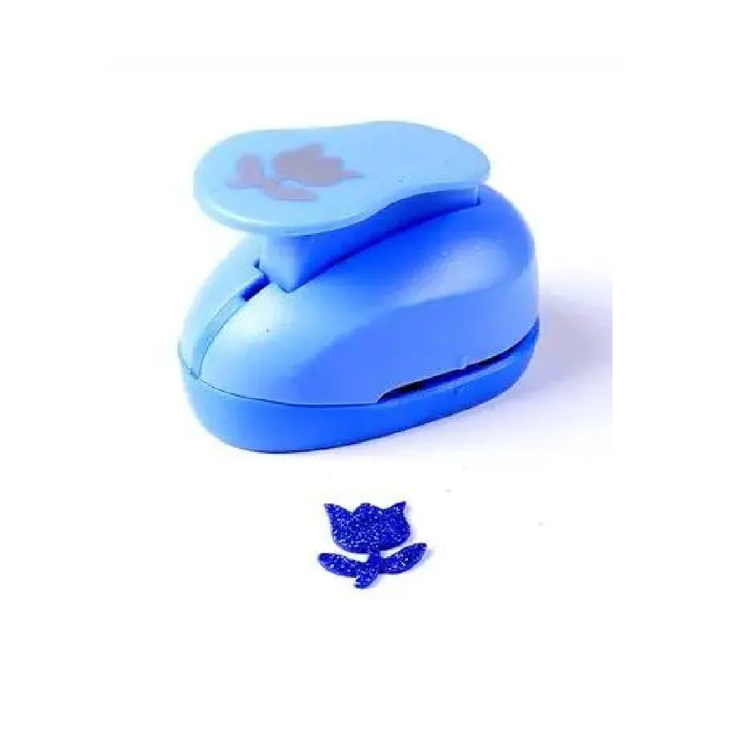 1 inch tulip paper punch craft shape cutter for scrapbooking and DIY projects