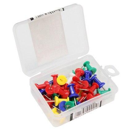 multicolor push pin pack of 40 for office school and notice board use