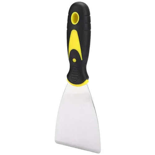 Putty Knife, Spackle Knives, Metal Steel Drywall Tools with Soft Rubber Handle Scraper Trowel, Used for Drywall, Paint, Wallpaper, Wall Putty Remover Tool,All Sizes Available(2, 3, 4, 5inches)