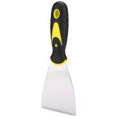Putty Knife, Spackle Knives, Metal Steel Drywall Tools with Soft Rubber Handle Scraper Trowel, Used for Drywall, Paint, Wallpaper, Wall Putty Remover Tool,All Sizes Available(2, 3, 4, 5inches)